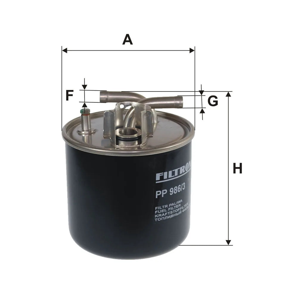 Filtru Combustibil FILTRON 0.65 kg - PP 986/3