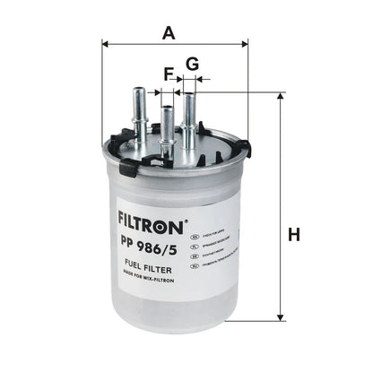 Filtru Combustibil FILTRON 0.35 kg - PP 986/5