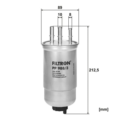 Filtru Combustibil FILTRON pentru Dacia Duster, Renault Duster - PP 988/3