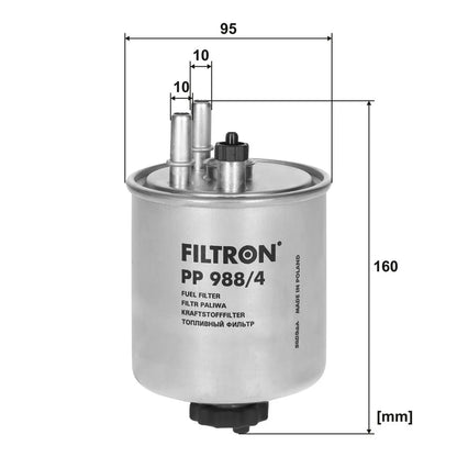 Filtru Combustibil FILTRON pentru Renault Kangoo Be Bop - PP 988/4