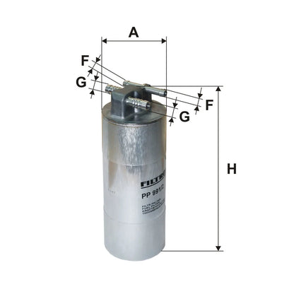 Filtru Combustibil FILTRON 0.44 kg - PP 991/2