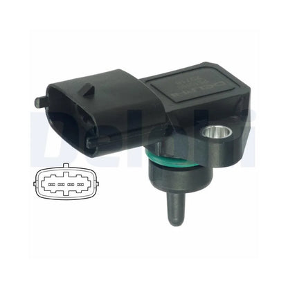 Senzor Presiune Ac Delphi pentru Hyundai Accent/Atos/Coupe/Elantra/Getz, Kia Cee D/Cerato - PS10150