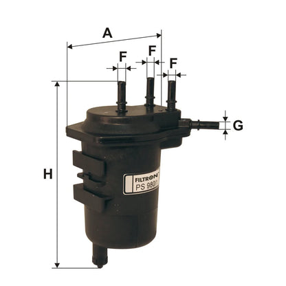 Filtru Combustibil FILTRON pentru Renault Grand Scenic Ii - PS 980/1