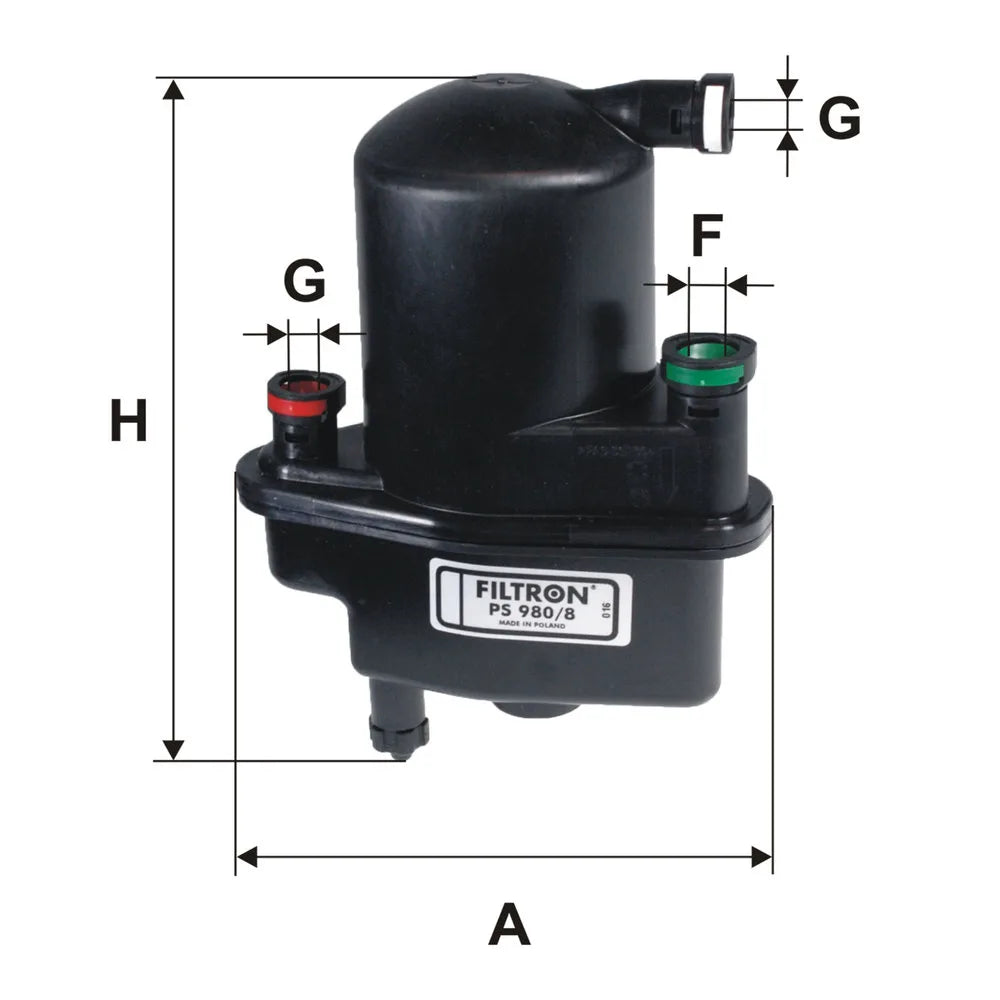 Filtru Combustibil FILTRON pentru Renault Clio Ii - PS 980/8
