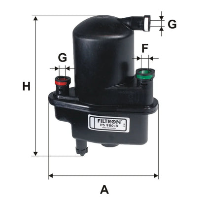 Filtru Combustibil FILTRON pentru Renault Clio Ii - PS 980/8