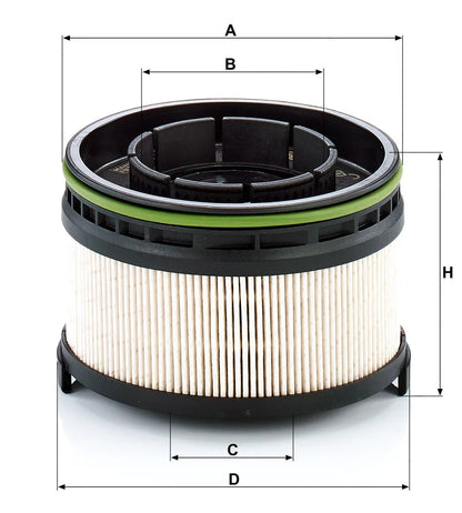 Filtru Combustibil Mann-Filter pentru Mercedes C - PU 11 001 z KIT