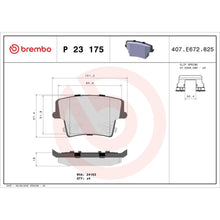Placute Frana Brembo - P23175