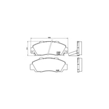Placute Frana Brembo - P28026
