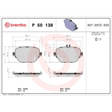 Placute Frana Brembo - P 50 138