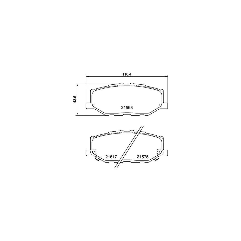Placute Frana Brembo - P79040