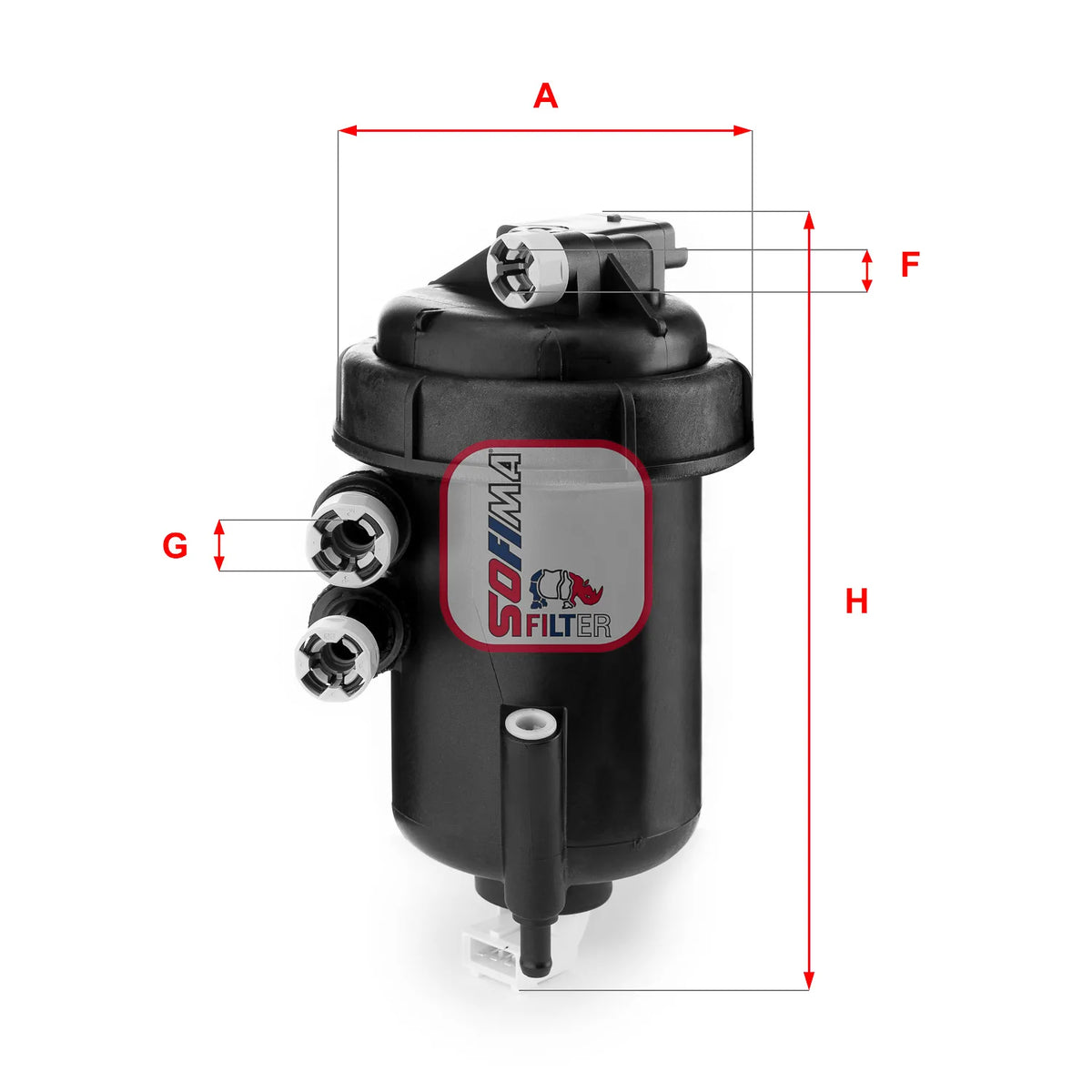 Filtru Combustibil SOFIMA 0.74 kg - S 5127 GC