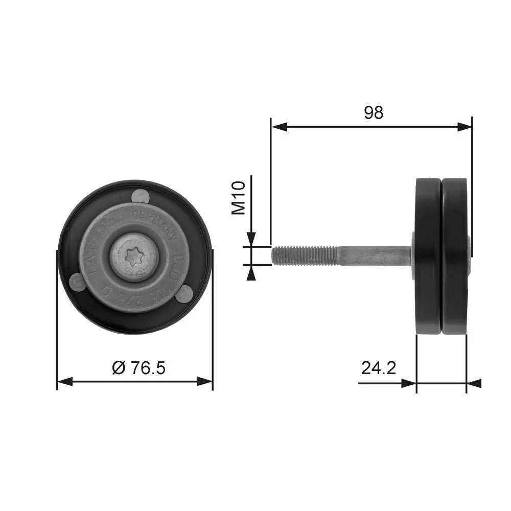 Set Curea Transmisie Gates - T36232