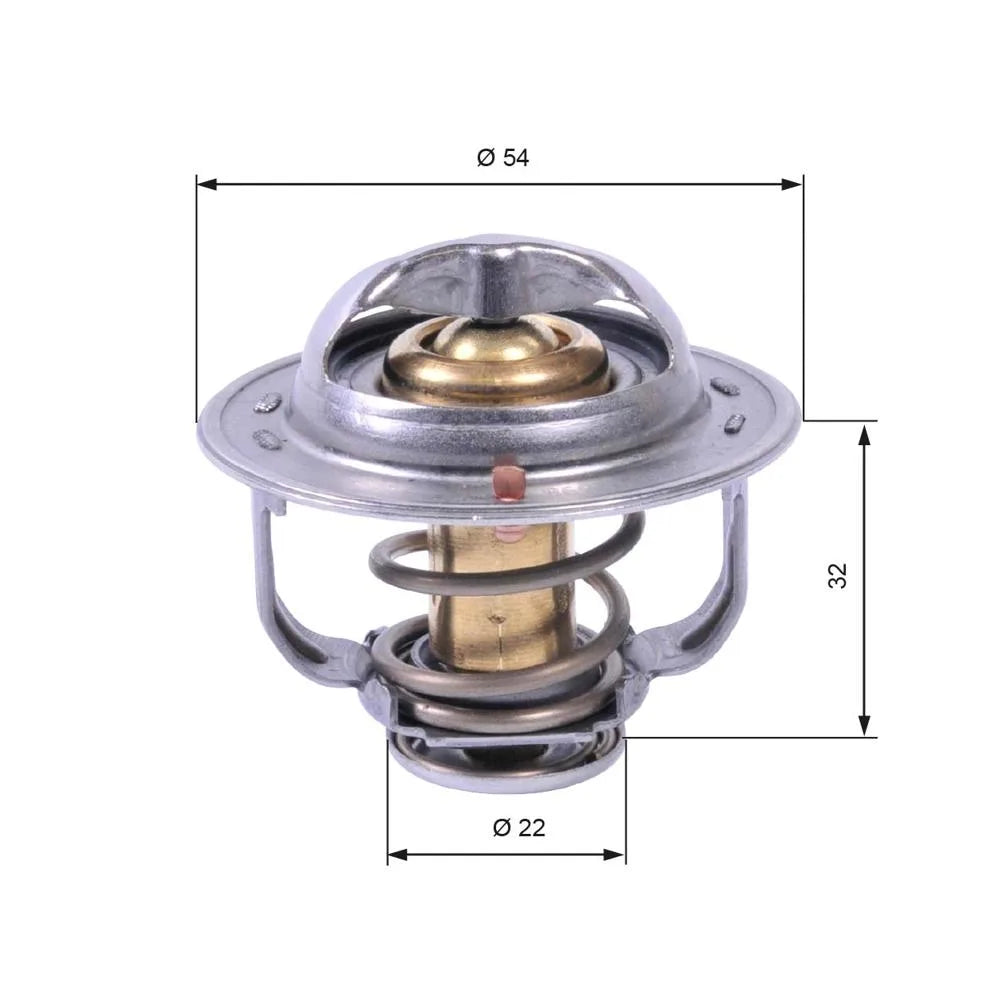 Termostat Auto Gates pentru Chevrolet Cruze/Cruze Station/Trax, Opel Astra/Corsa/Meriva A/Meriva B/Mokka Mokka - TH42589G1
