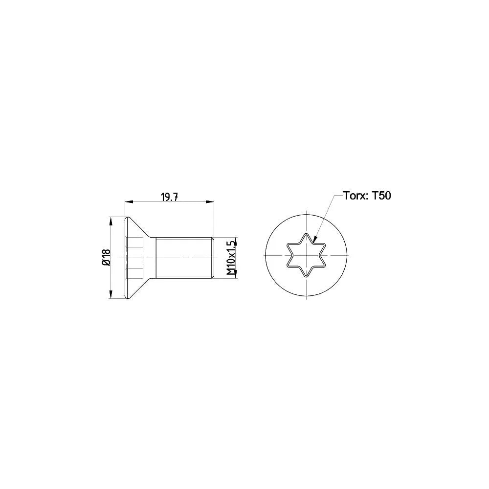 Surub, Disc Frana Textar pentru Ford Mondeo - TPM0016