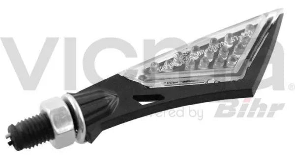 Set Kierunkowskazow Uniwersalnych Moto Led Czarnych 62X25Mm (2 Buc) VIC - VIC13719