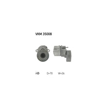 Rola Intinzator, Curea Transmisie SKF pentru Opel Astra/Combo/Corsa/Vectra A/Vectra B - VKM35008