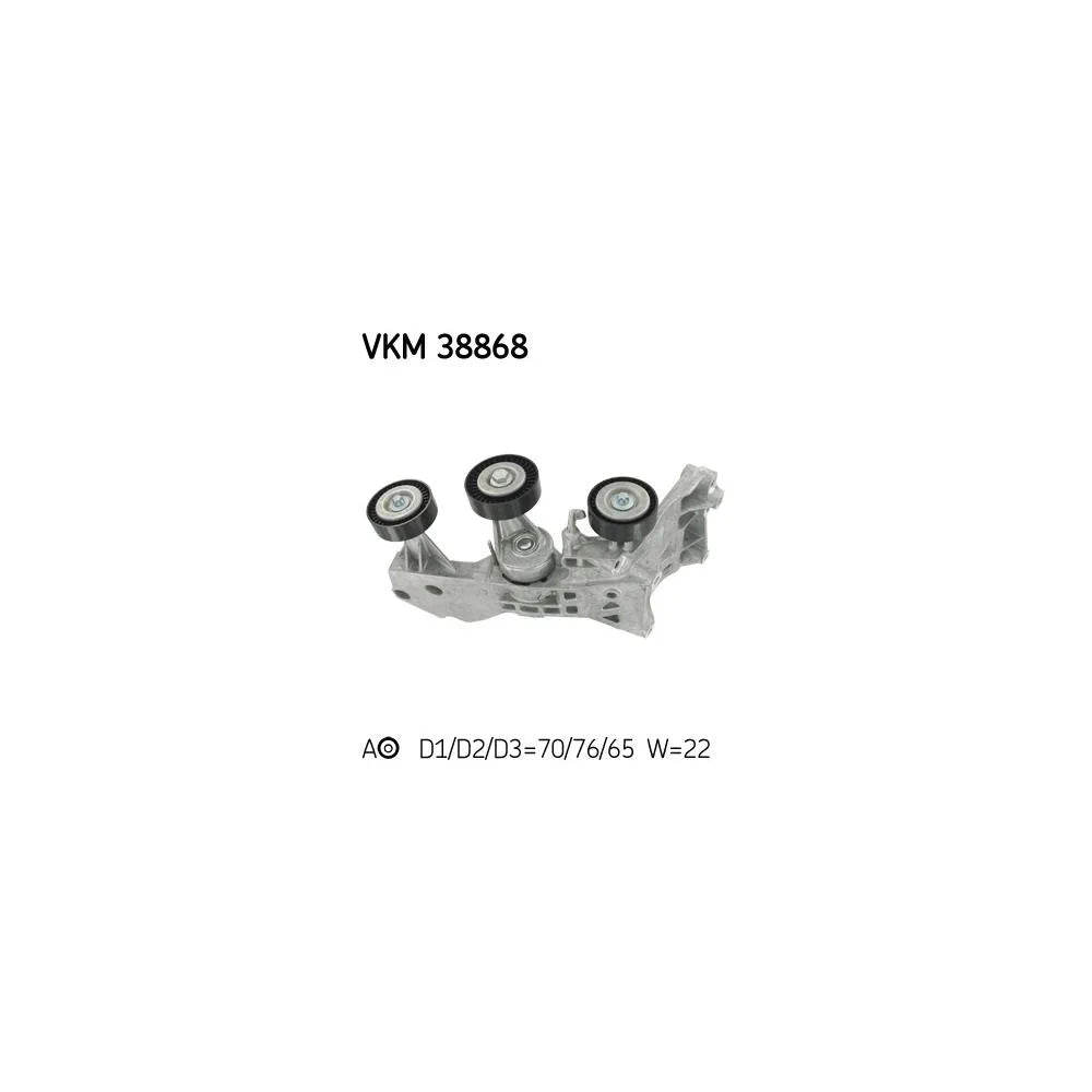Rola Intinzator, Curea Transmisie SKF pentru Mercedes-Benz A Class/B Class Sports - VKM38868