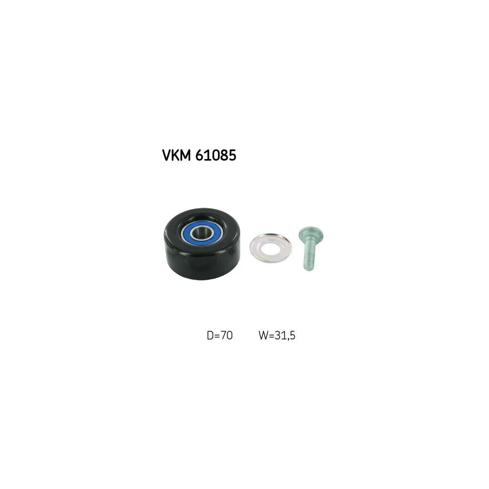 Rola Ghidare/Conducere, Curea Transmisie SKF pentru Toyota Avensis/Avensis Liftback/Avensis Verso/Camry/Previa - VKM61085