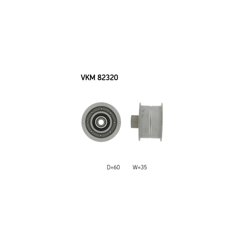 Rola Ghidare/Conducere, Curea Distributie SKF pentru Ldv Cub, Nissan Bluebird/Bluebird Station/Cabstar E/Serena/Vanette Bus - VKM 82320