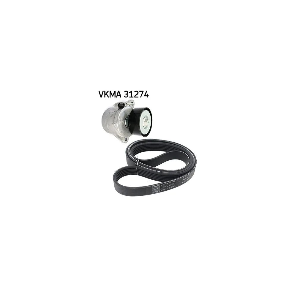 Set Curea Transmisie Cu Caneluri SKF - VKMA31274