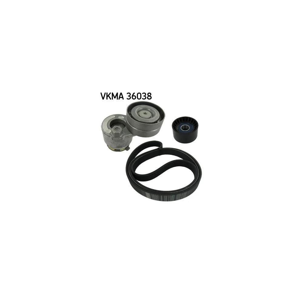 Set Curea Transmisie Cu Caneluri SKF - VKMA36038