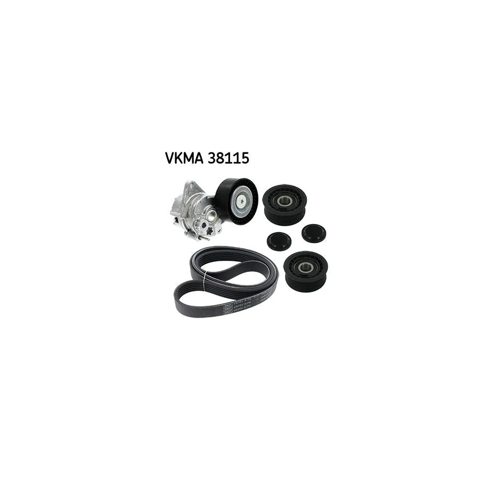 Set Curea Transmisie Cu Caneluri SKF - VKMA38115