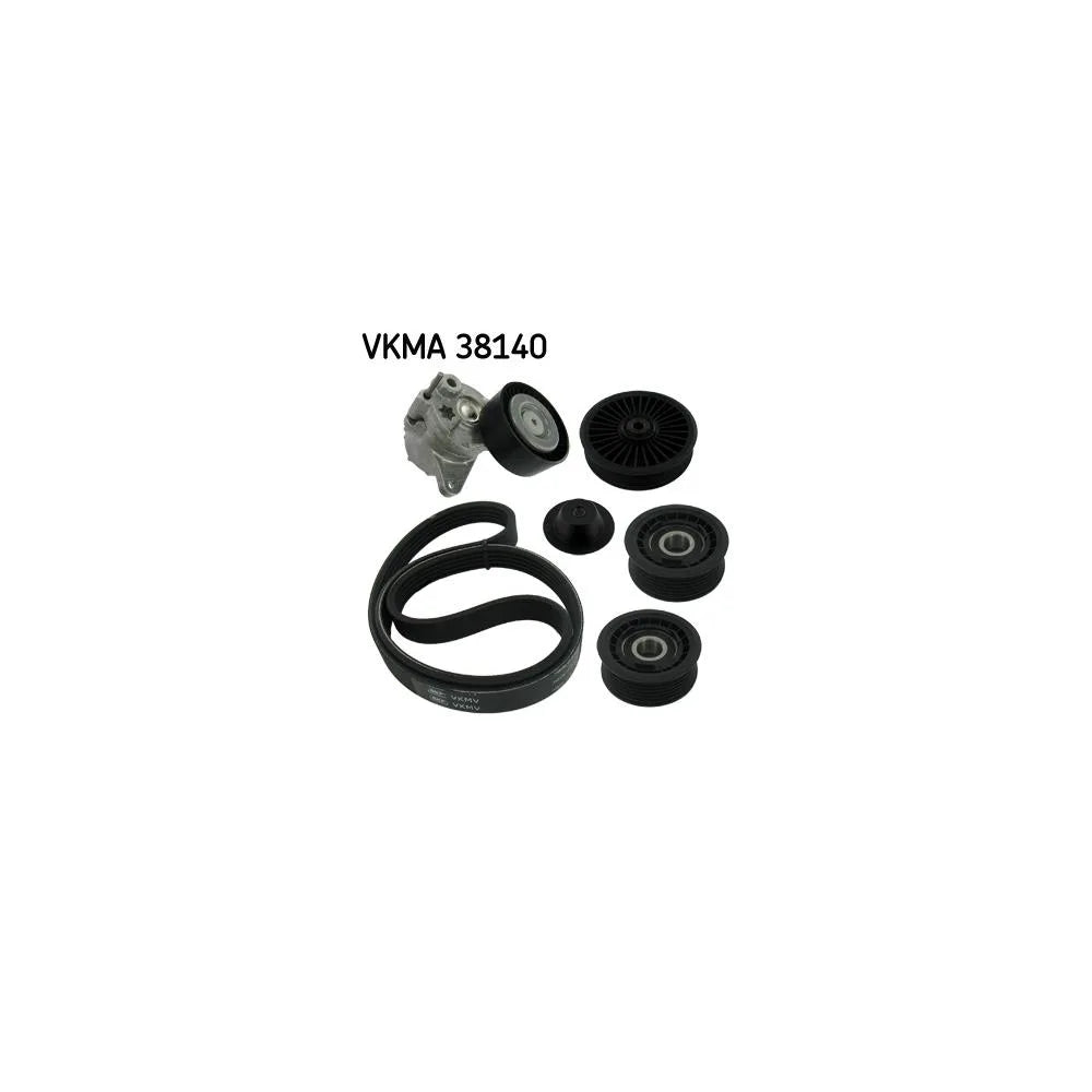 Set Curea Transmisie Cu Caneluri SKF - VKMA38140