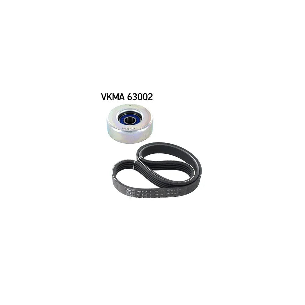 Set Curea Transmisie Cu Caneluri SKF pentru Honda Jazz - VKMA 63002