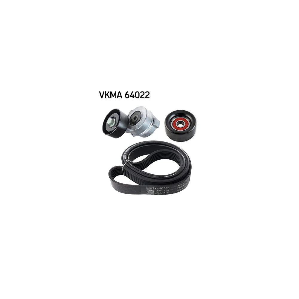 Set Curea Transmisie Cu Caneluri SKF pentru Hyundai H 1 Starex/H 1/H 1 Platou, Kia Sorento - VKMA64022