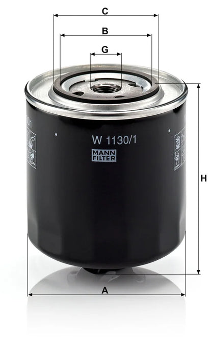 Filtru Ulei Mann-Filter 0.77 kg - W 1130/1