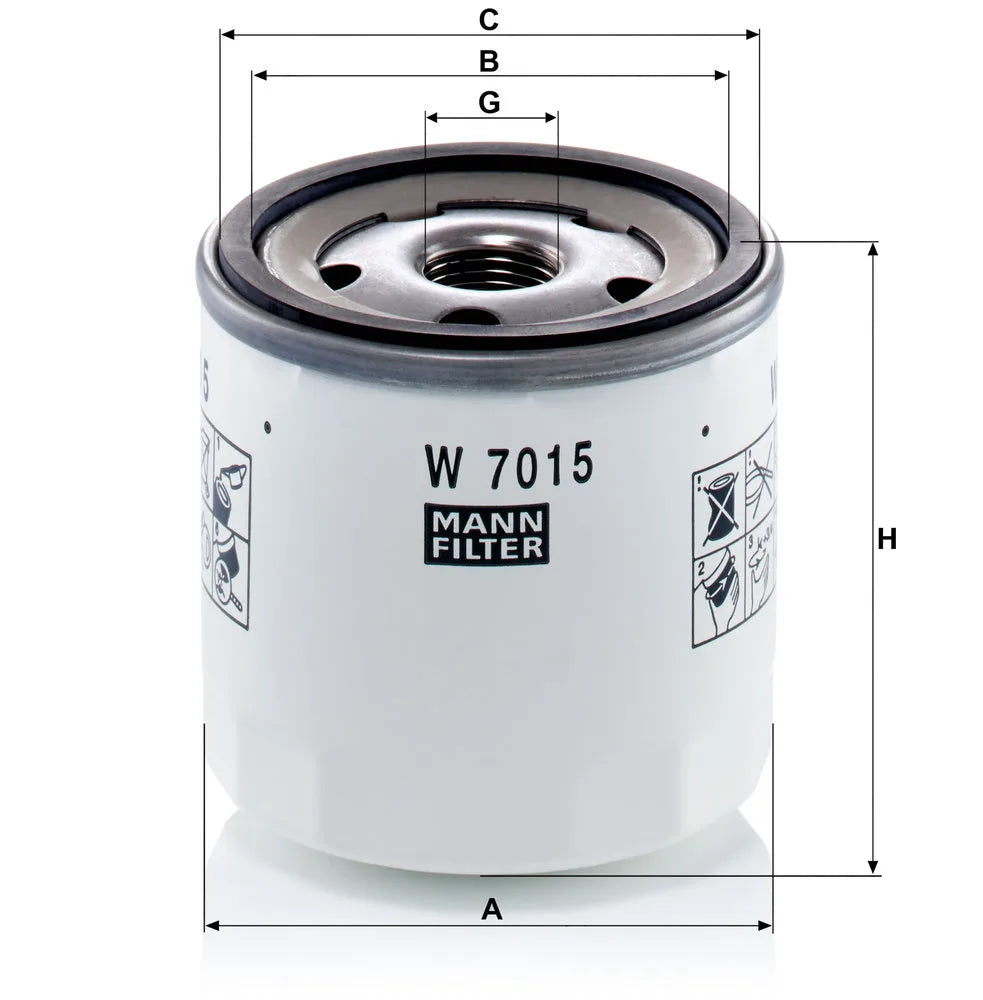 Filtru Ulei Mann-Filter 0.29 kg - W 7015
