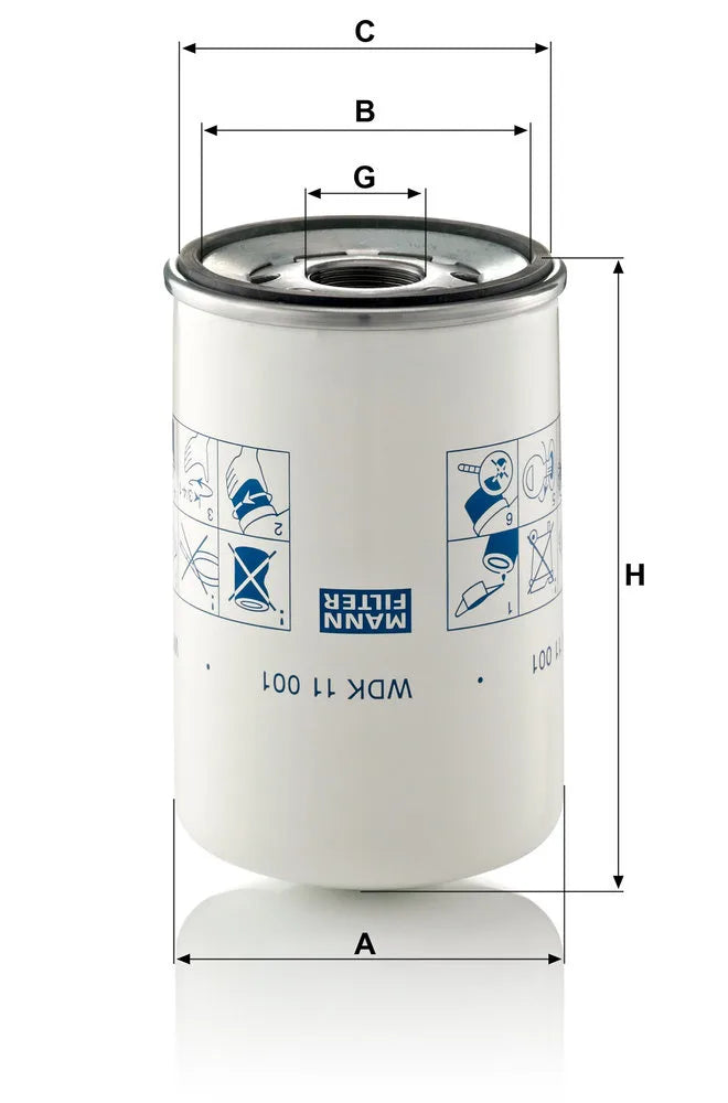 Filtru Combustibil MANN-FILTER 1.06 kg - WDK 11 001