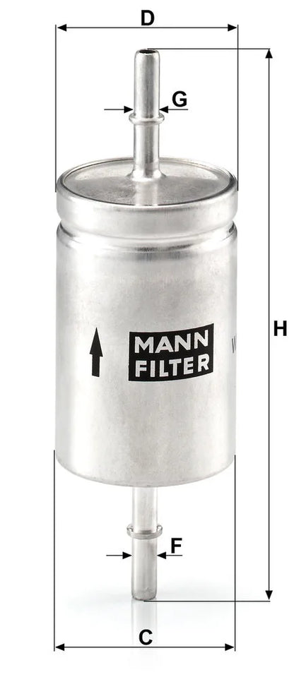 Filtru Combustibil Mann-Filter 0.14 kg - WK 512