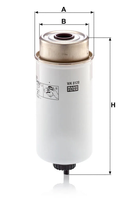 Filtru Combustibil Mann-Filter 0.32 kg - WK8120