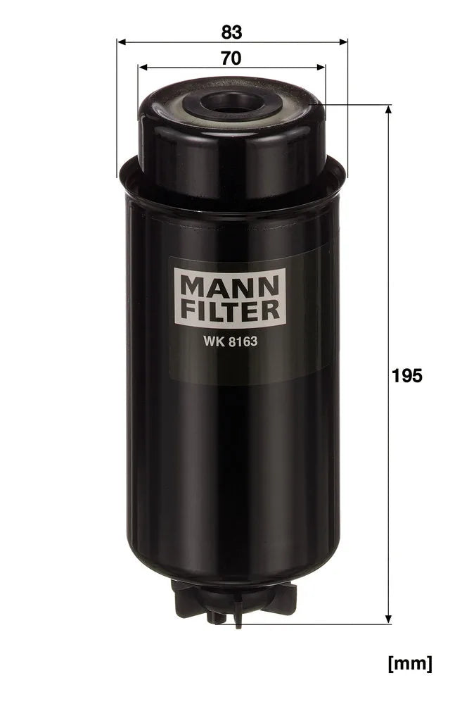 Filtru Combustibil Mann-Filter 0.40 kg - WK 8163