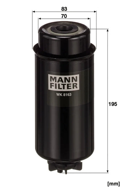 Filtru Combustibil Mann-Filter 0.40 kg - WK 8163