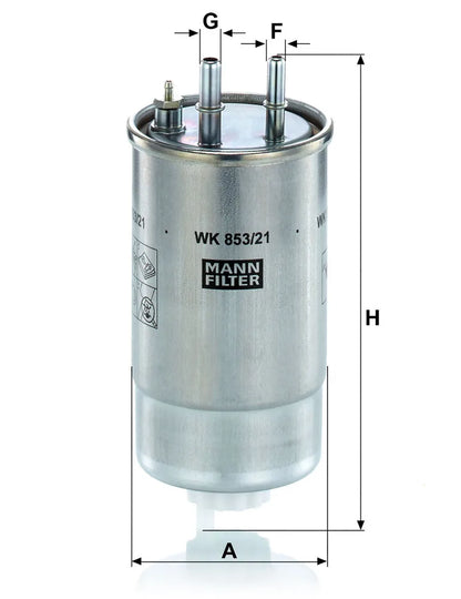 Filtru Combustibil MAN 0.55 kg - WK853/21
