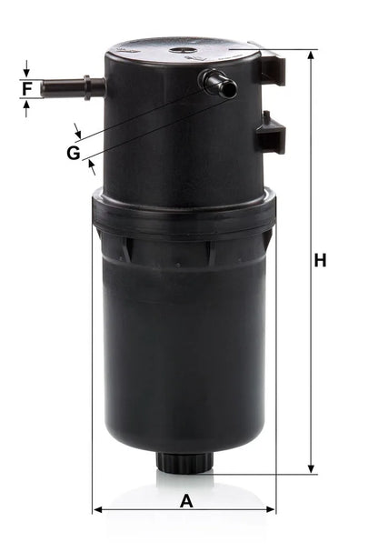 Filtru Combustibil Mann-Filter pentru Volkswagen Amarok/Amarok Platou, Vw Amarok - WK 9016