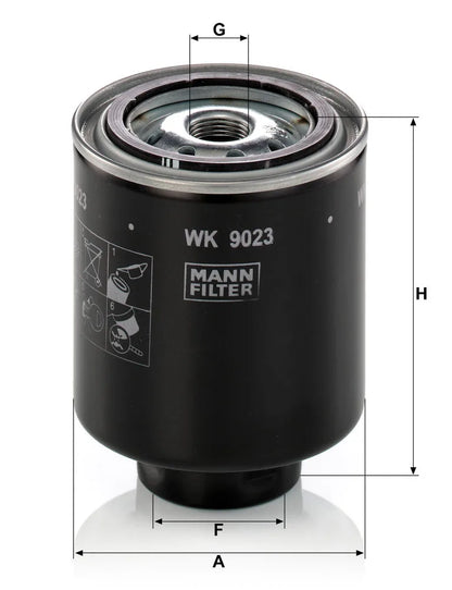 Filtru Combustibil Mann-Filter 0.59 kg - WK 9023 z