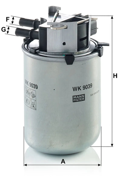 Filtru Combustibil MAN pentru Nissan Qashqai - WK9039