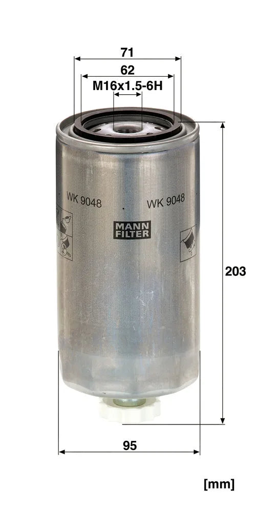 Filtru Combustibil Mann-Filter 0.74 kg - WK9048X