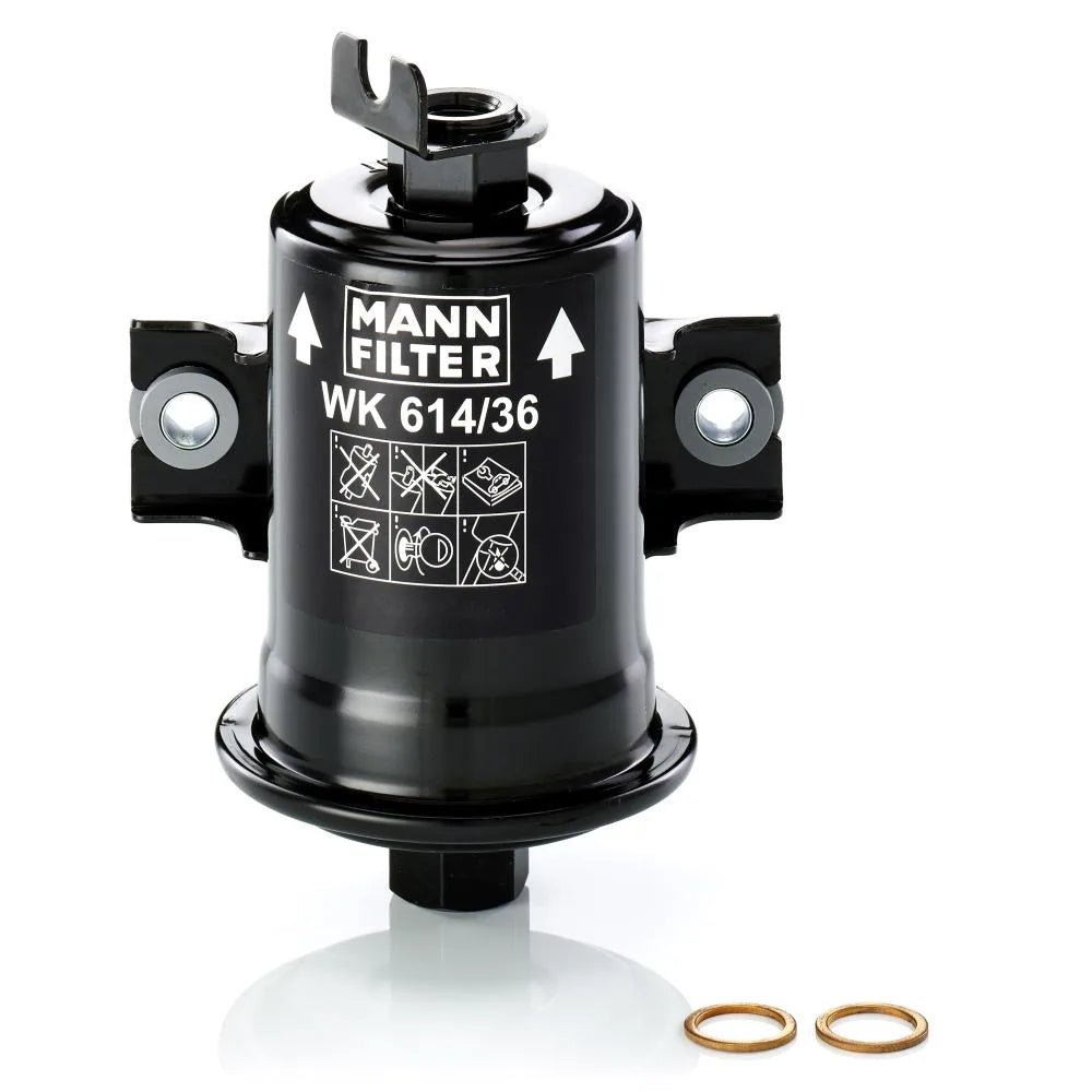 Filtru Combustibil Mann-Filter pentru Honda Civic/Prelude, Toyota Corolla/Starlet - WK 614/36 x