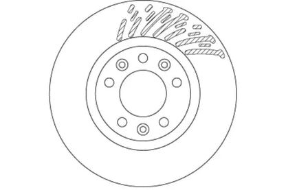 Disc frana, Citroen, Peugeot, Opel C4 Picasso, Grand C4 Spacetourer, Berlingo Autoutilitara, Limuzina Spatioasa, C4 Grand Picasso, Ø283 mm, TRW DF6657