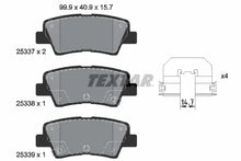 Set placute frana, frana disc Textar pentru Hyundai, Kia - 2533703