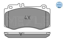 Set placute frana, frana disc Meyle pentru Mercedes-Benz - 0252497618
