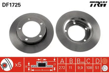 Disc frana, Chevrolet, Lada, Ø272 mm, TRW DF1725