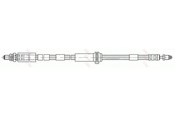 Furtun frana, Ford, 516x88x34 mm, TRW PHC283