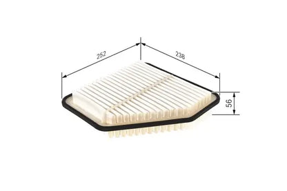 Filtru aer, Lexus, Lotus, Toyota Auris, Avensis, Corolla, Rav 4, Urban Cr, 284x262x64 mm, Bosch F026400188