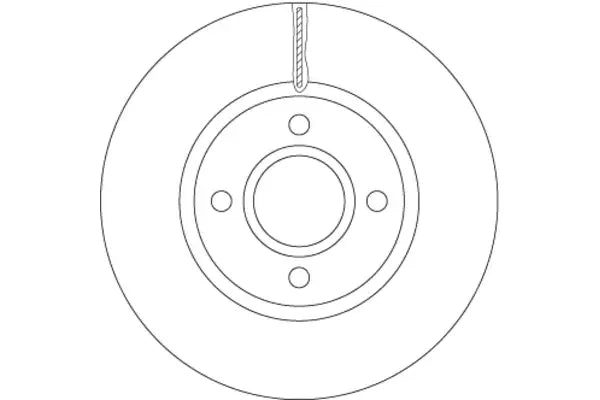 Disc frana, Ford Fiesta, B-max, B-max Van, Fiesta Vi Van, Tourneo Courier B460 Microbus, Transit Courier B460 Autoutilitara, Ø278 mm, TRW DF6509