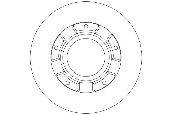 Disc frana, Ford Tourneo Custom V362 Bus, Transit Custom V362 Bus, Transit Custom V362 Caroserie, Transit V363 Caroserie, Ø288 mm, TRW DF6510S